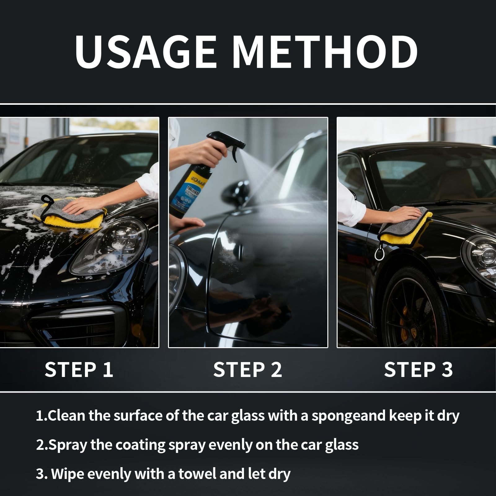 Sopami Car Coating Spray, 3-in-1 Ceramic Paint Sealant Car Wax, Maximum Gloss...