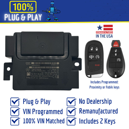 2014 RAM 2500-5500 RF Hub Module Part# 68213674AH w/ programmed keys