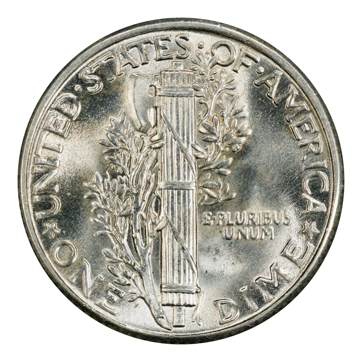 1929 Mercury Dime PCGS MS-64 FB