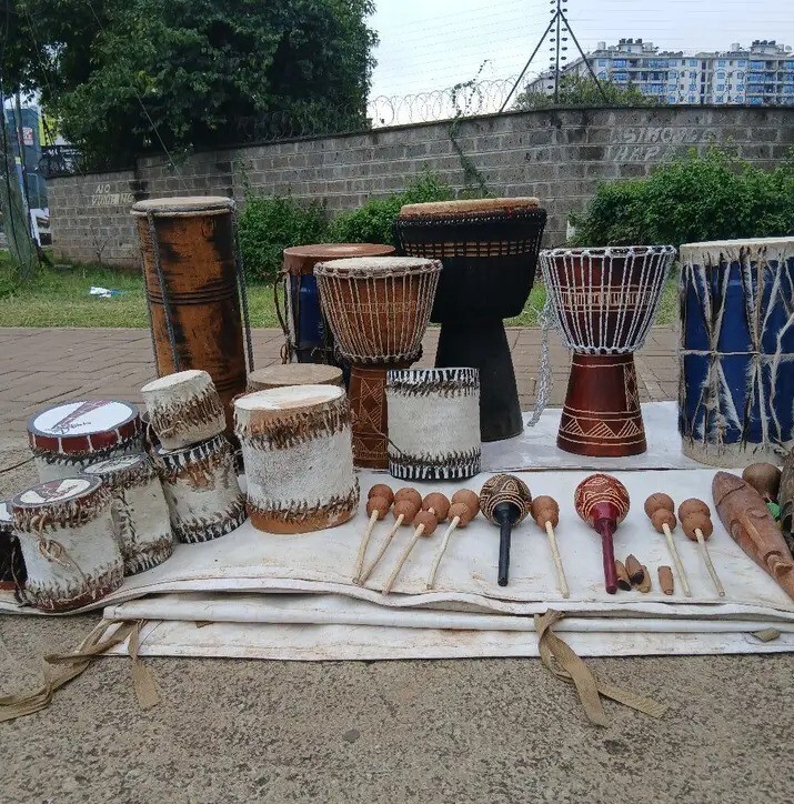 African HandMade Musical Djembe Drum