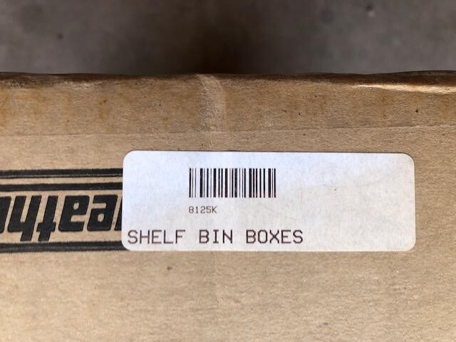 Weatherguard Shelf Bin Boxes 8125K