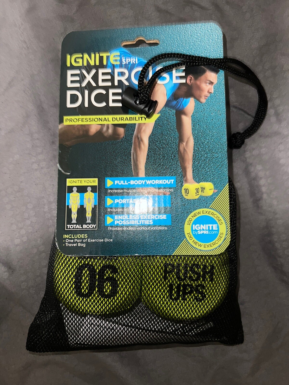 NEW IN BAG SPRI Ignite Exercise Dice 6-Sided Game 