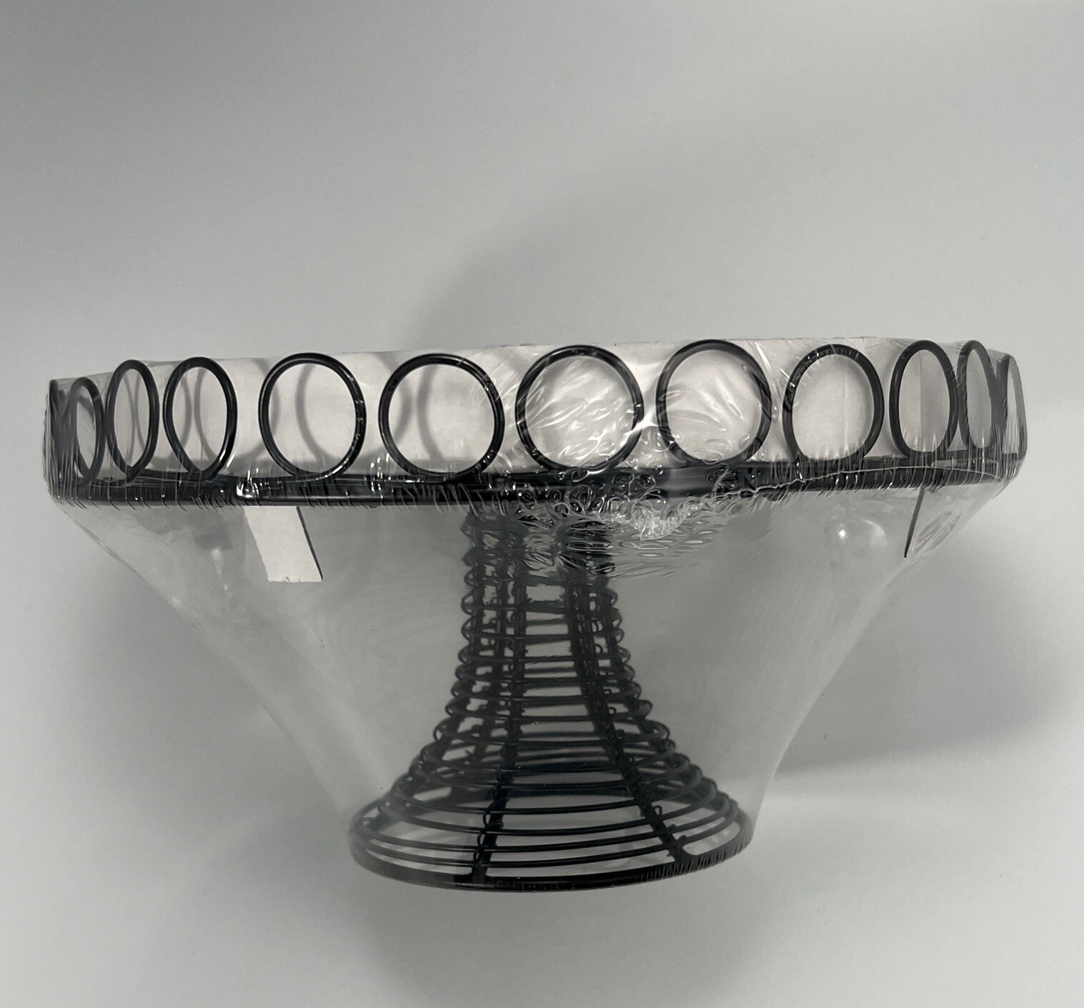 IKEA VINTER 2021 Serving Stand Platter Handmade Black 10 " New