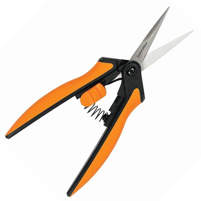 NEW Model Fiskars Micro-TIP SS Trimming Scissor Blades Pruning Snips BAY HYDRO