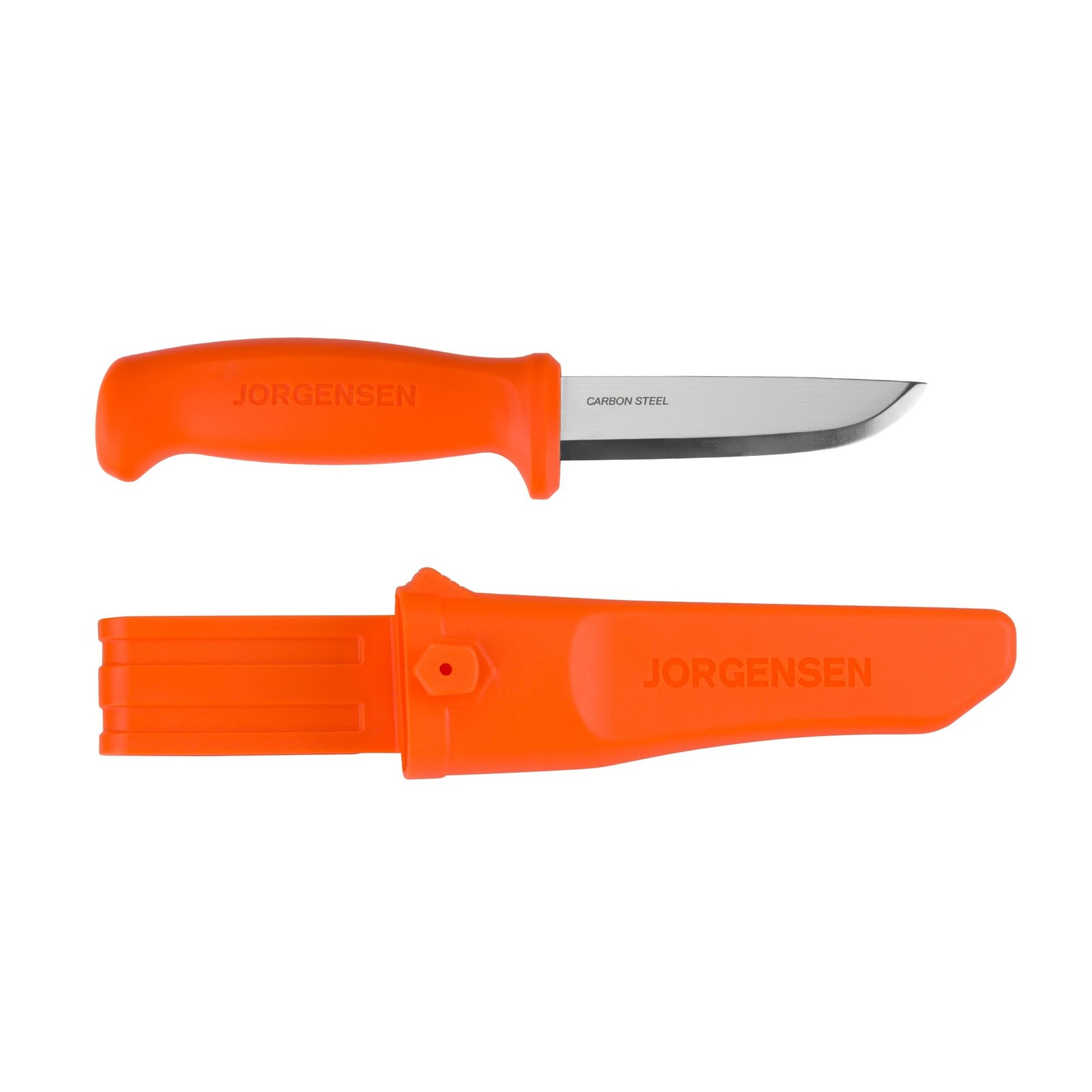 Jorgensen 8.25" Companion Fixed Blade Bushcraft Knife with Sheath, SK5 Carbon...