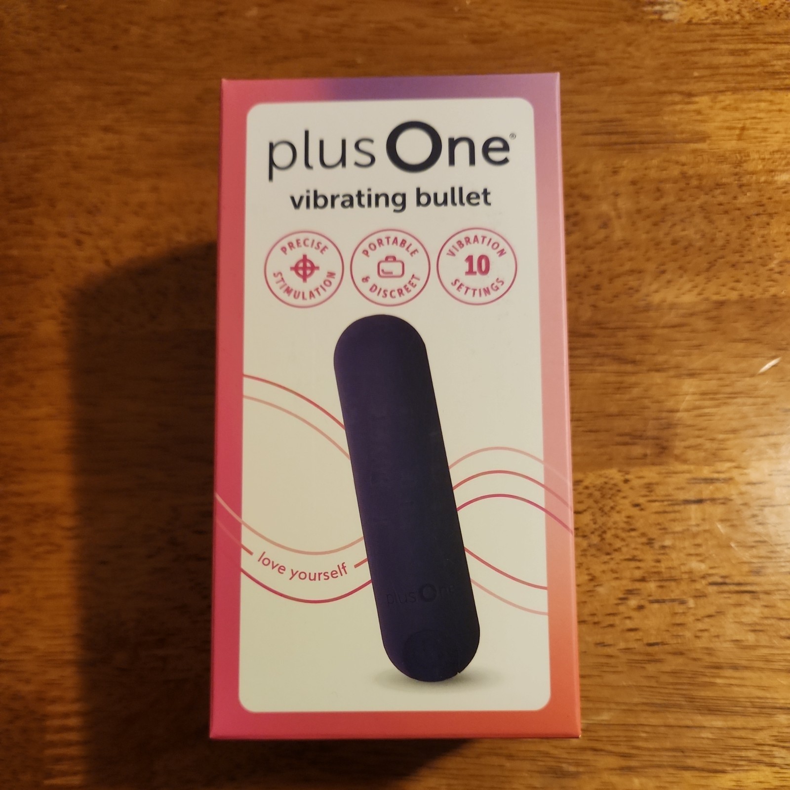 PLUS ONE VIBRATING BULLET SOFT TOUCH MASSAGER 10 SETTINGS NEVER OPENED