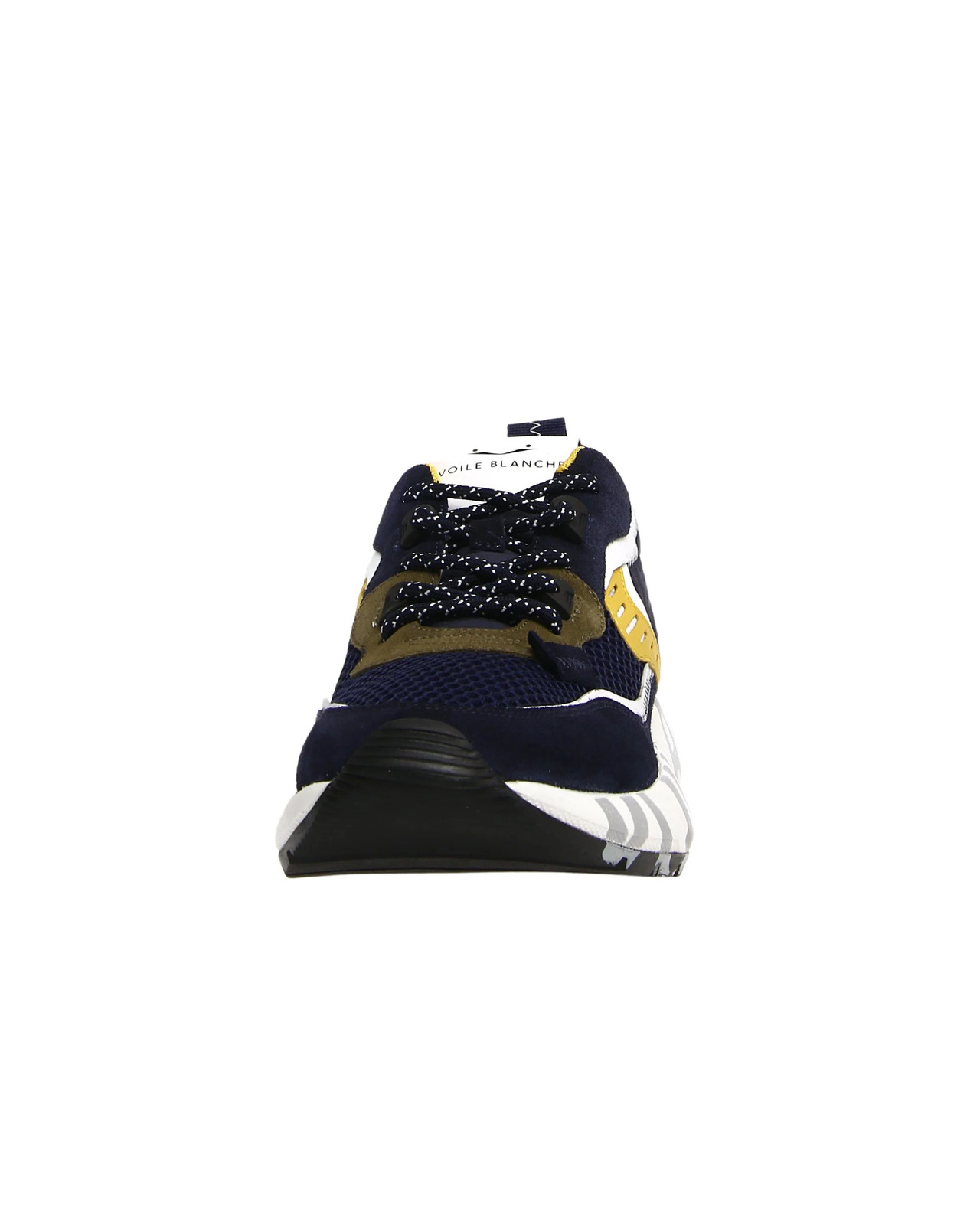 Voile Blanche Shoes Club01 Casual Sneaker Navy/Yellow Man