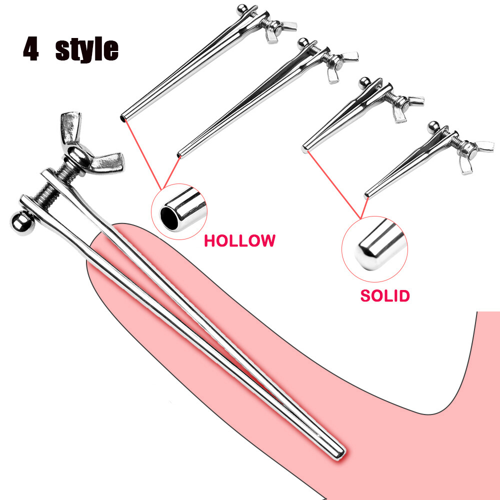 Stainless Steel Urethral Dicks Adjustable Penis Plug Dilator Stretcher Expander