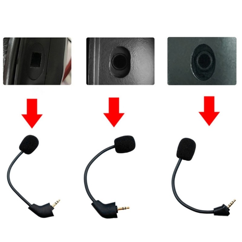 3.5mm Microphone Replacement for Hyper X Cloud II Wireless Gaming Headset