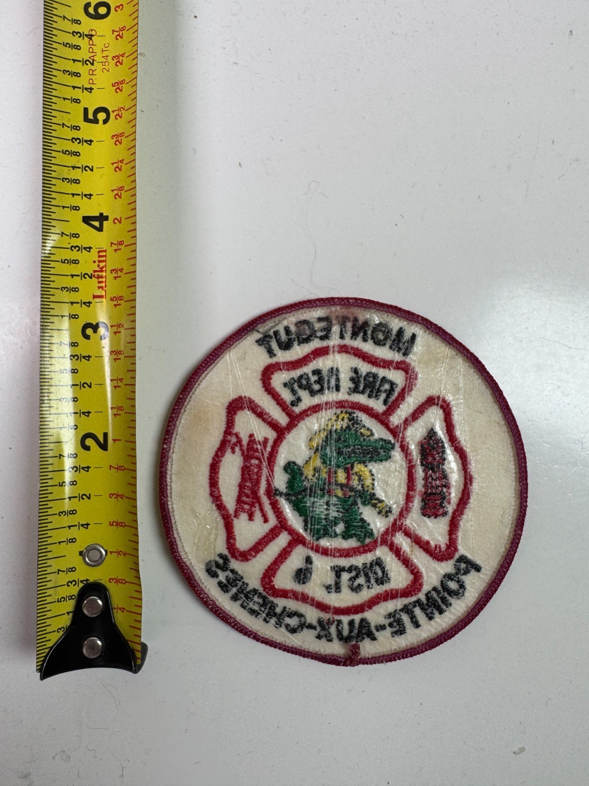 Montegut Fire District 6 Pointe Aux Chenes Alligator Louisiana Patch E3