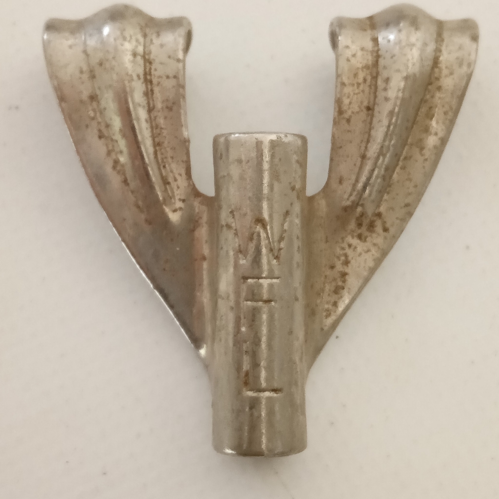 WFL-Stamped 1+Tension-Rod-Claw Nickel Marching Bass/Tom/Snare Drum Ludwig USA50s