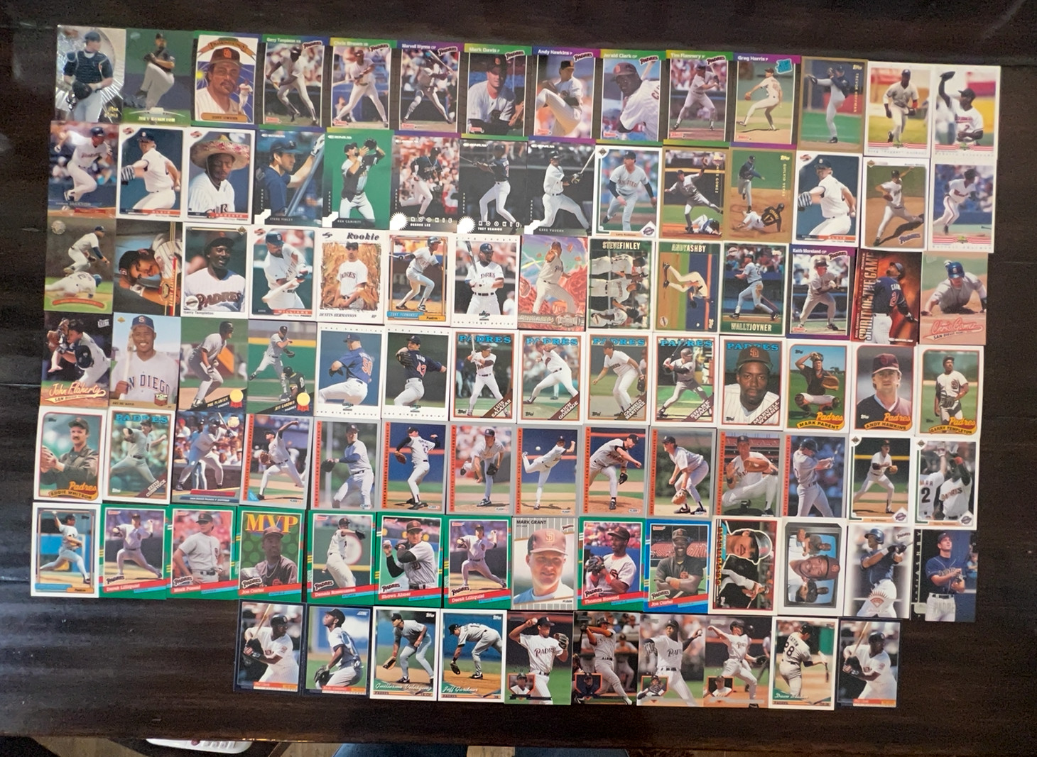 San Diego Padres Lot of 100 Cards Near Mint/Mint Lot #26 Through the Years