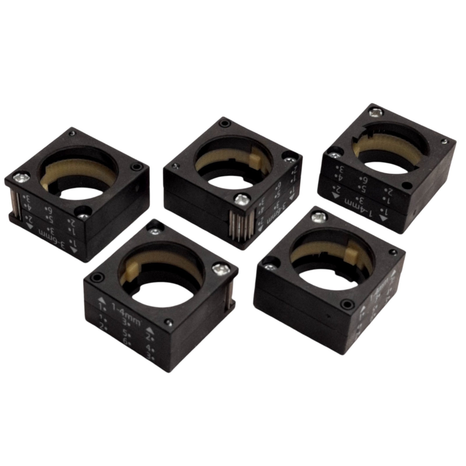 Lot of 5 Siemens 3SB3 931-00A Pushbutton Operator Holder, 22mm Size