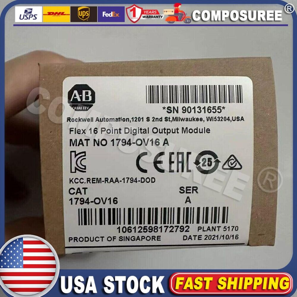 New Sealed 1794-OV16  Flex 16 Point Digital Output Module 1794OV16 US Free Tax