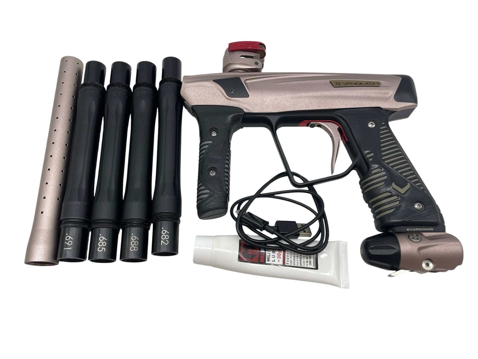 Empire Vanquish GT Silver/Black Paintball Gun