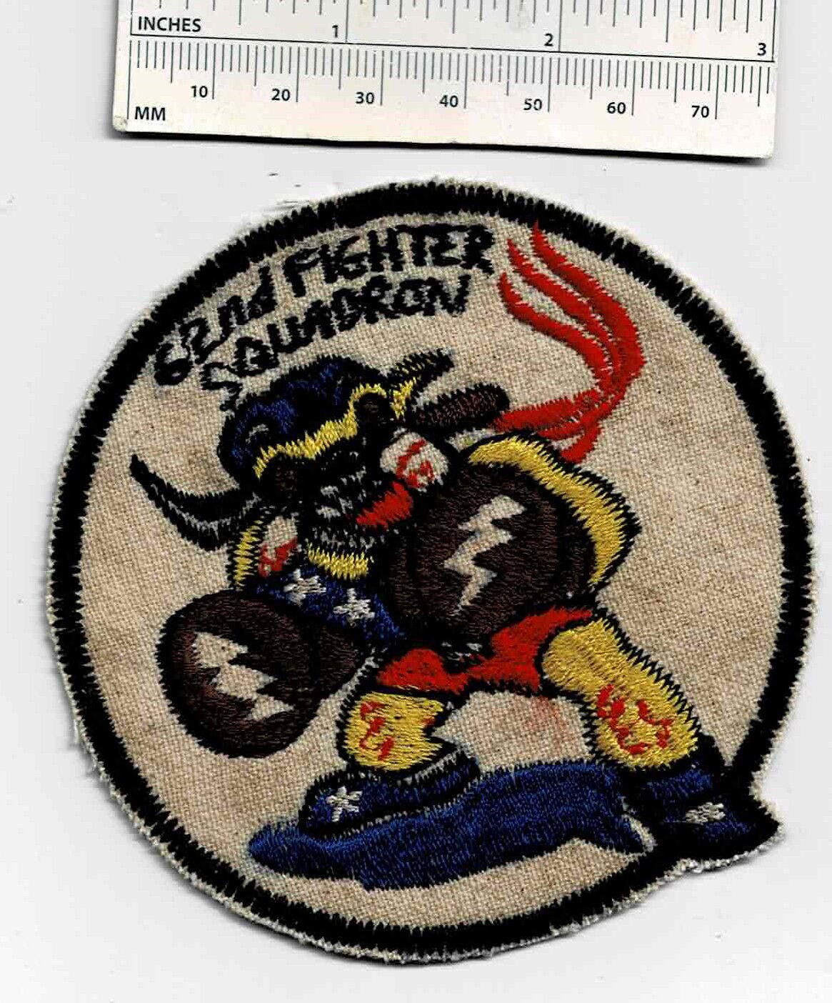 WW2 Spike War Dawgs 62nd Fighter Squadron WWII USAAF US Army Air Force Patch Dog