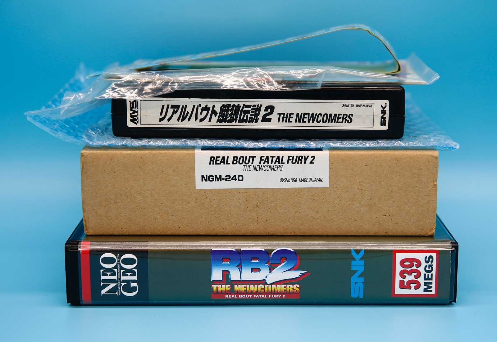 Real Bout Fatal Fury 2 JPN Japanese MVS Kit • Neo Geo JAMMA Arcade • SNK RB2