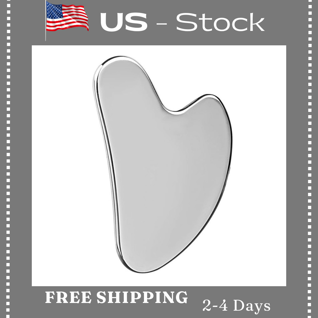 Stainless Steel Gua Sha Facial Tools Guasha for Face Metal Gua Sha Tighten Skin