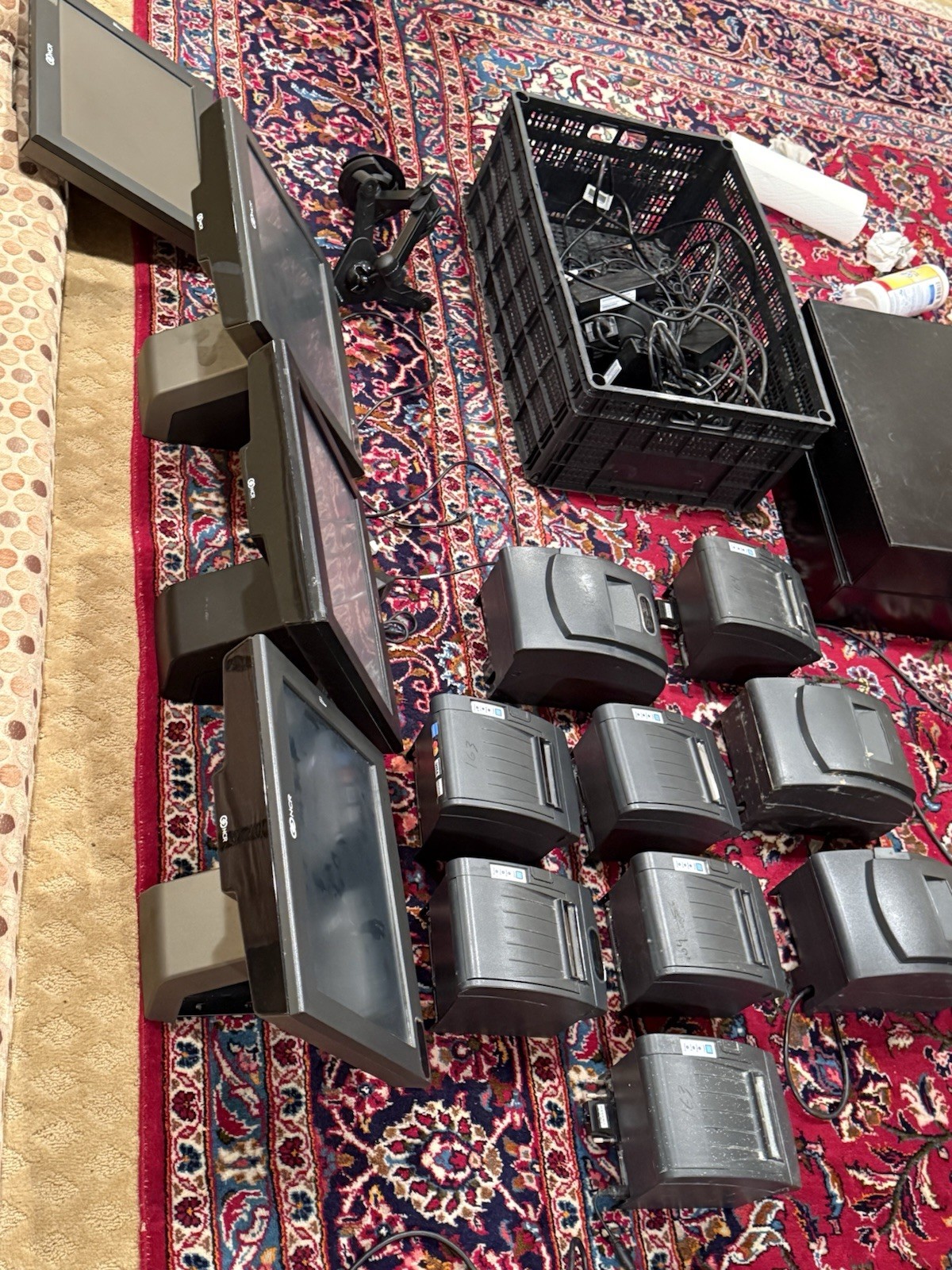 NCR Monitors UNTESTED and Receipt Printers Sold As-Is Parts Or Repair Local Only