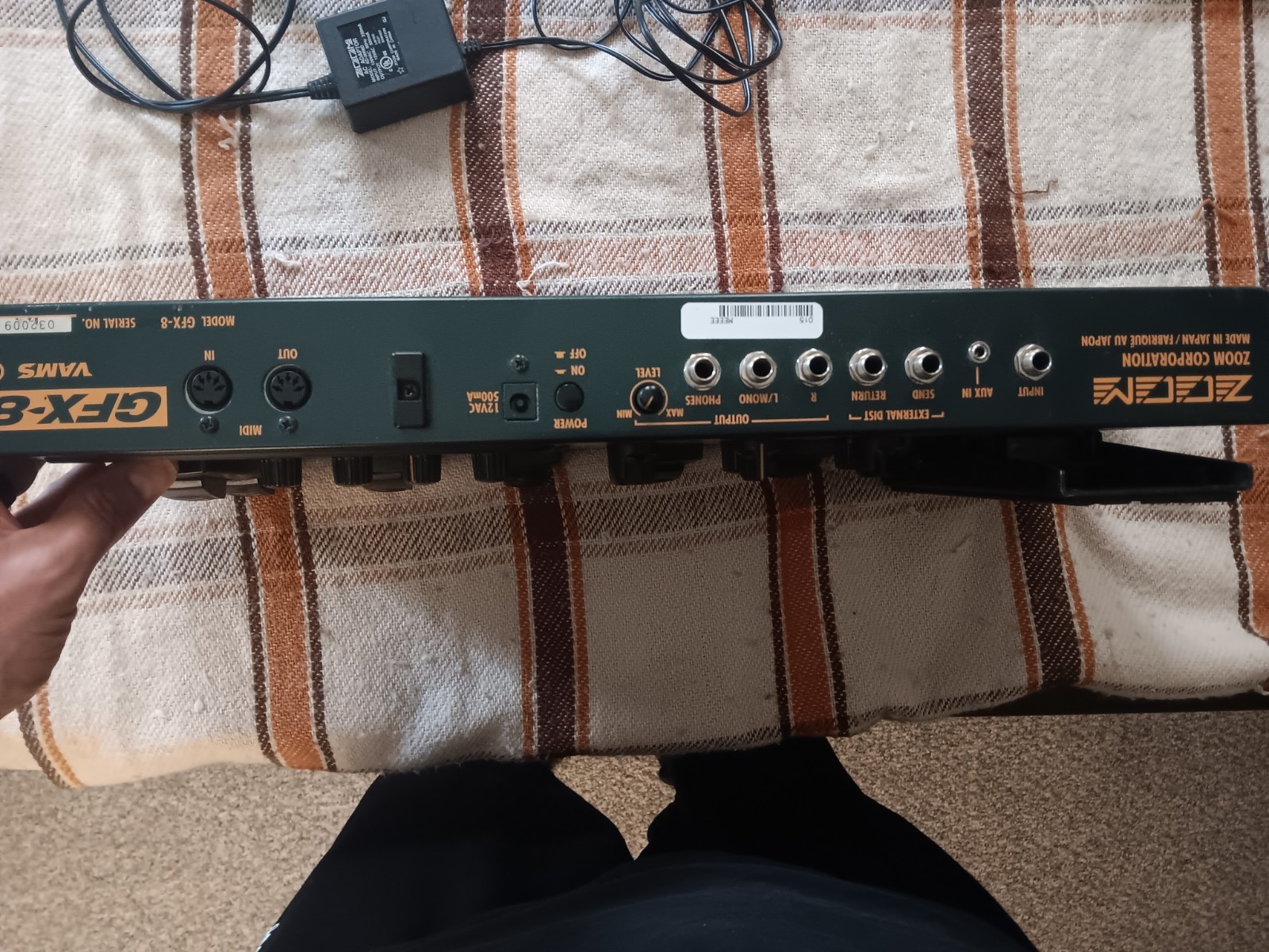 Zoom GFX-8 Guitar Multi Effects Processor Pedal Tested Working