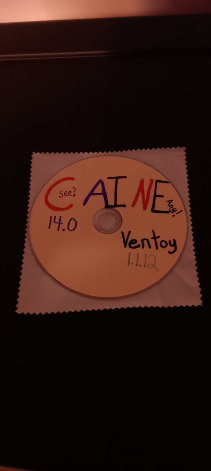 CAINE 14.0 OS and Ventoy iso 2 disk forensic immutable downloading Linux OS