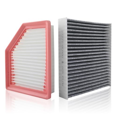 Engine Air Filter and Cabin Air Filter Replacement Compatible with Nissan