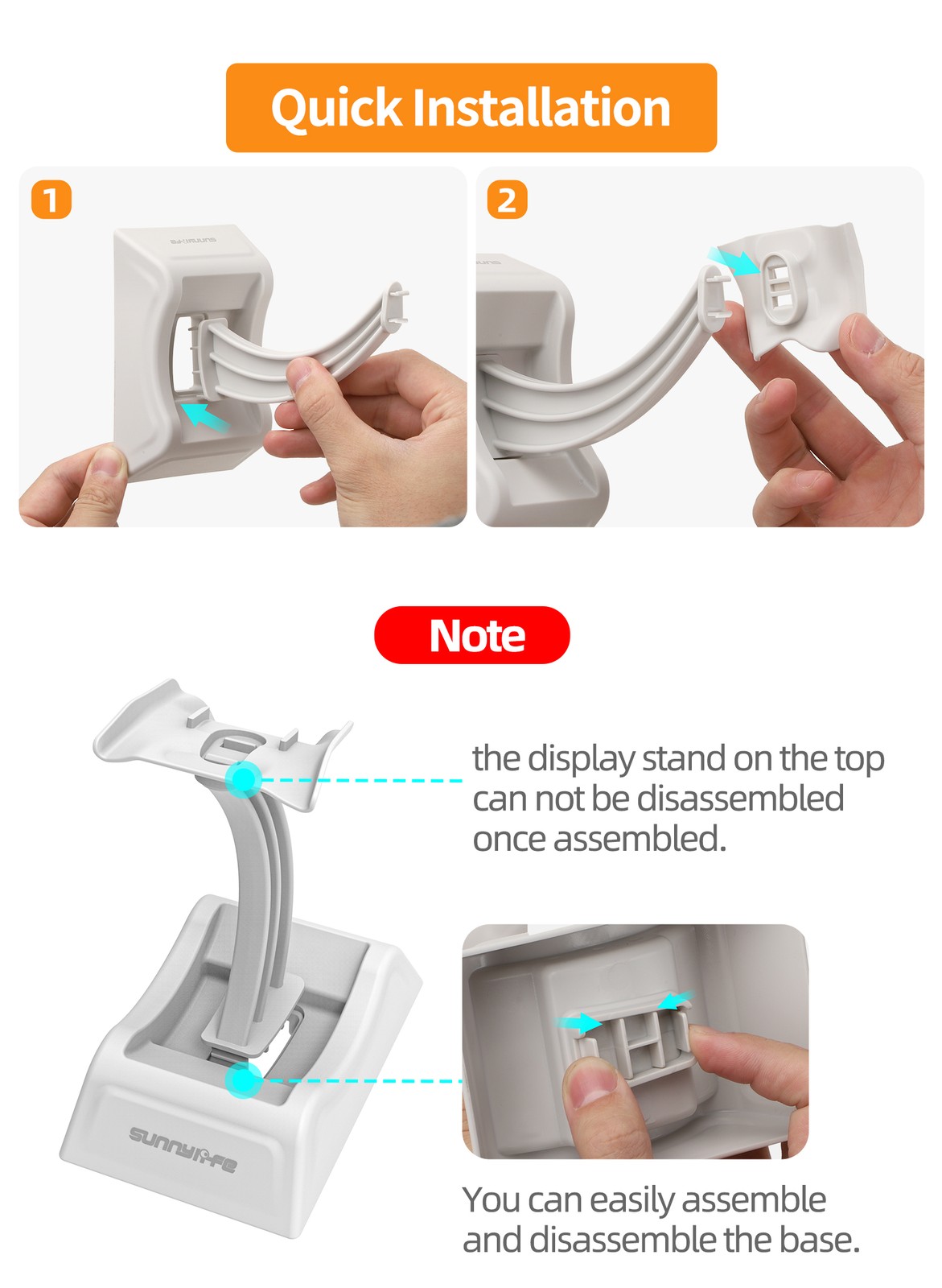 For DJI Flip Drone Desktop Display Rack Stand Mount Holder Bracket Accessories