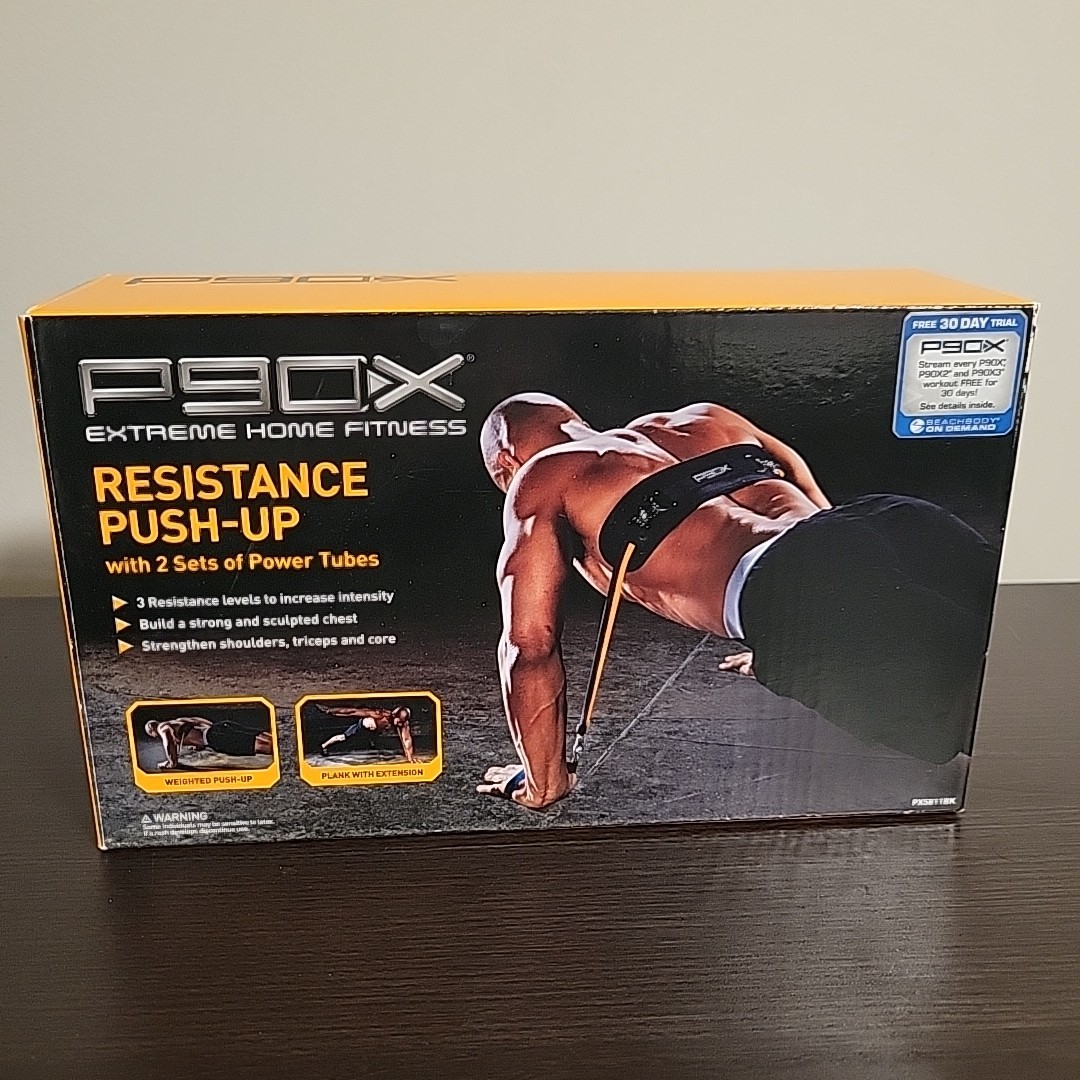NIB P90X Home Fitness Resistance Push-Up 2015 - Chest Shoulders Core & Triceps