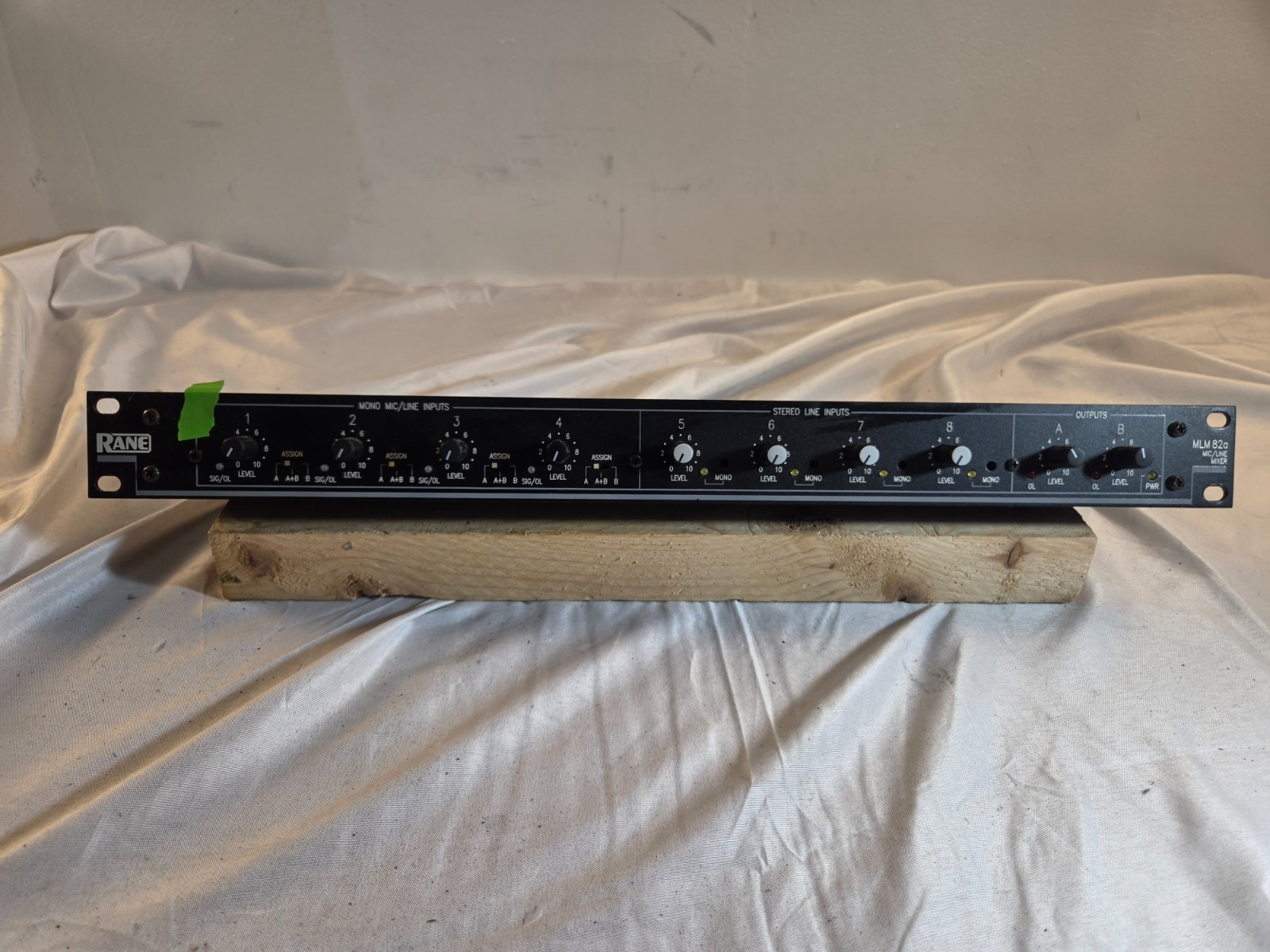 RANE MLM 82A Mic/Line Mixer – Tested & Working – No Power Supply