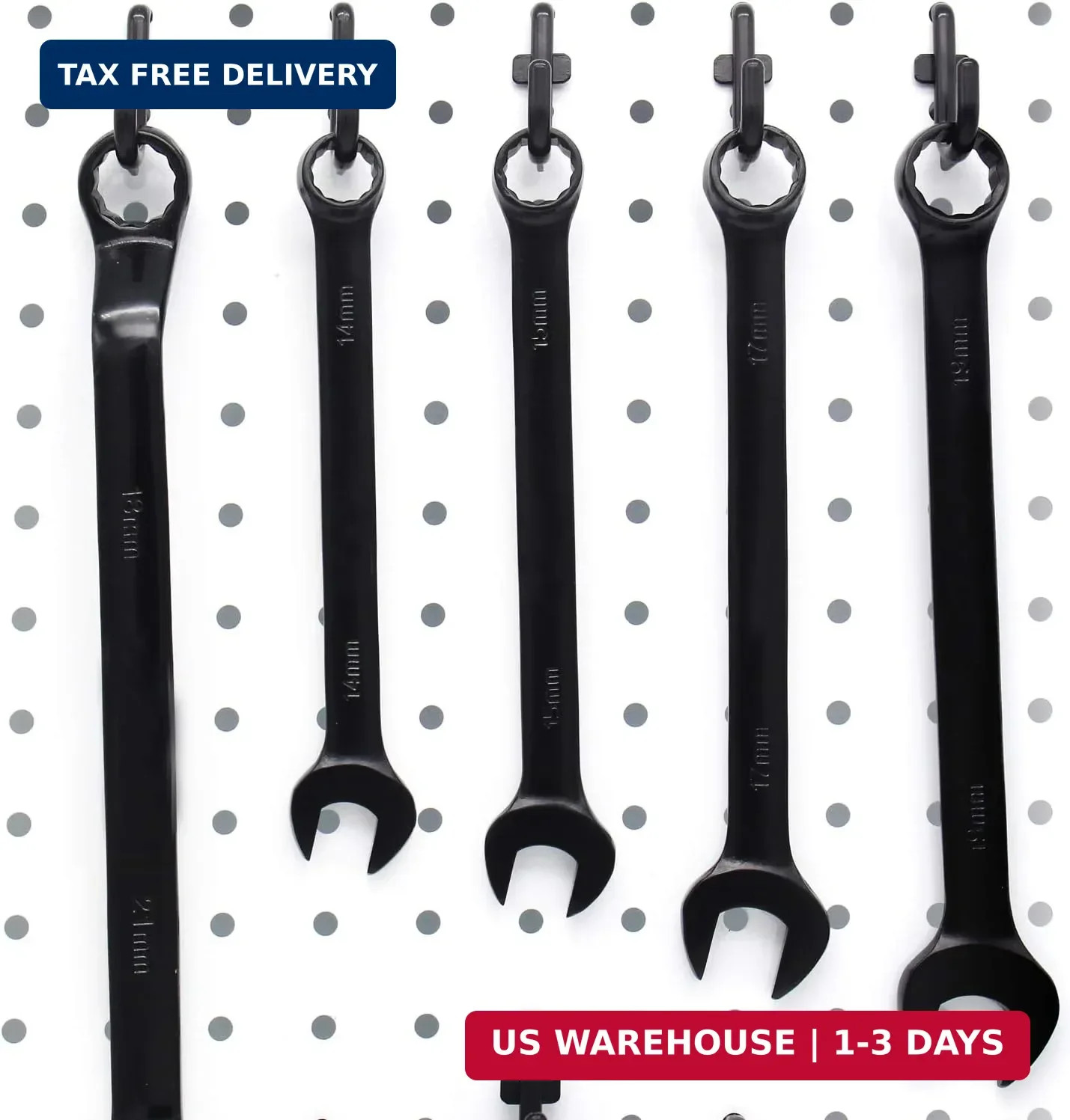 Pegboard Hooks Kit Pegboard J Hook Assortment 100PK Black Peg Hooks