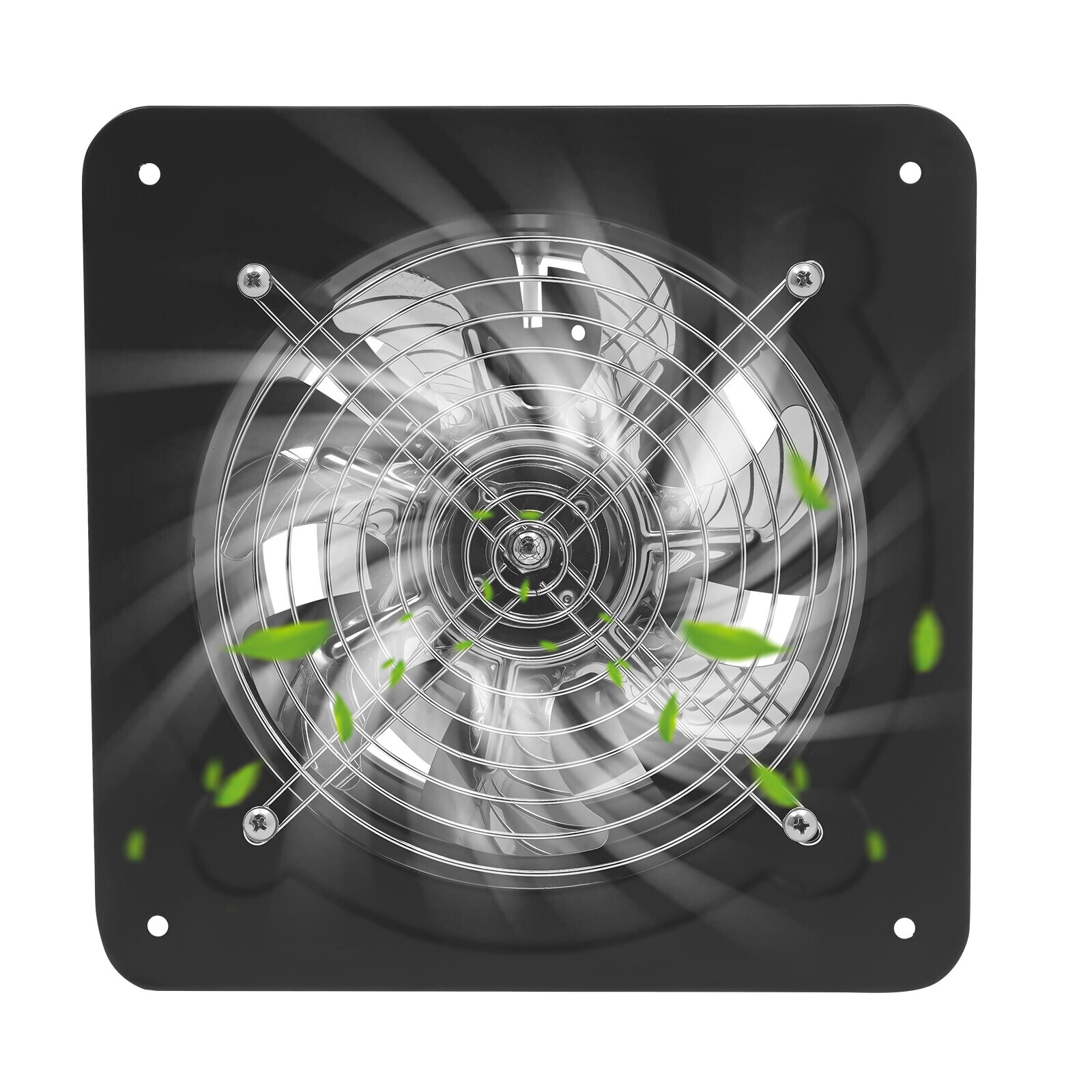 Exhaust Fan Wall/Window Mounted W/ Back-draft Damper for Kitchen Ventilation