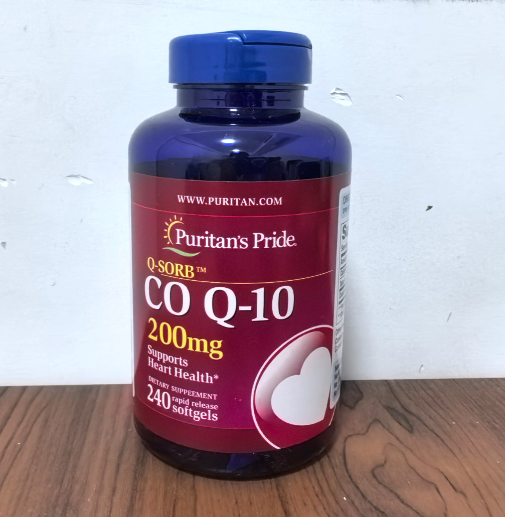 Puritan's Pride Coenzyme CoQ10, Dietary Supplement 200mg - 240 Softgels