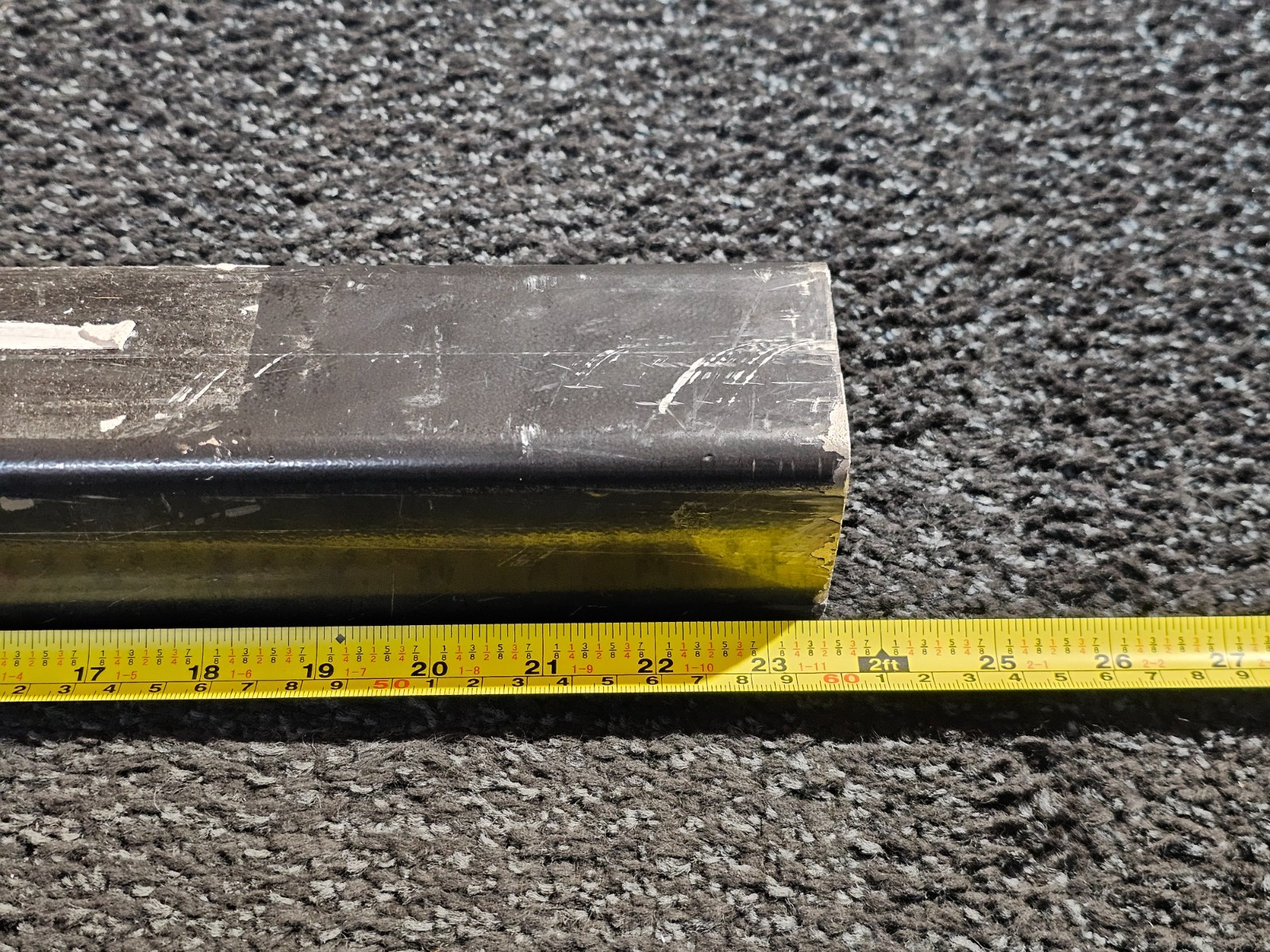 Weld-On Tube, 23-1/2 Inch Overall Length , Heavy-Duty Steel