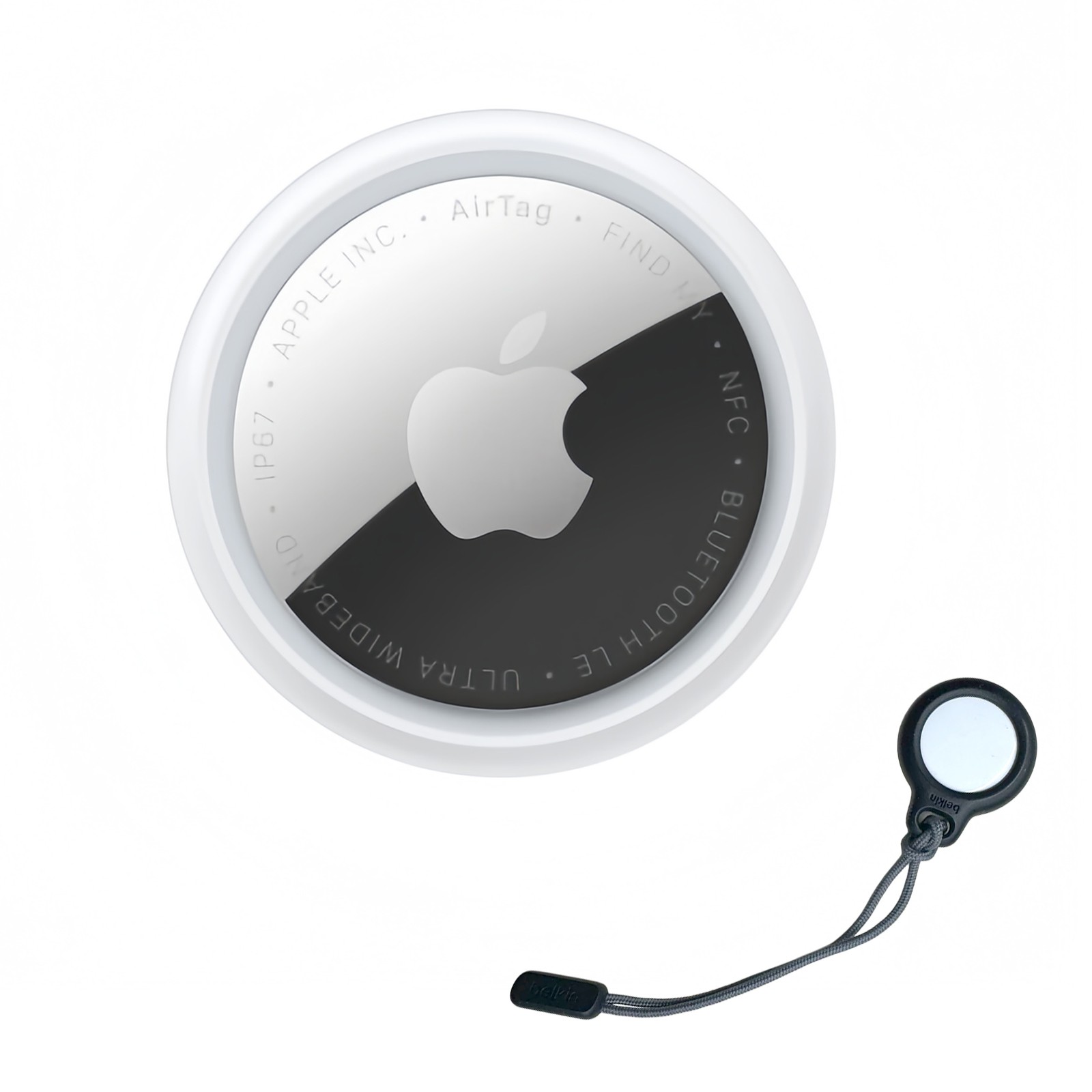 NEW Apple AirTag Original AirTag with Belkin Hanging Rope Case for iPhone & iPAD
