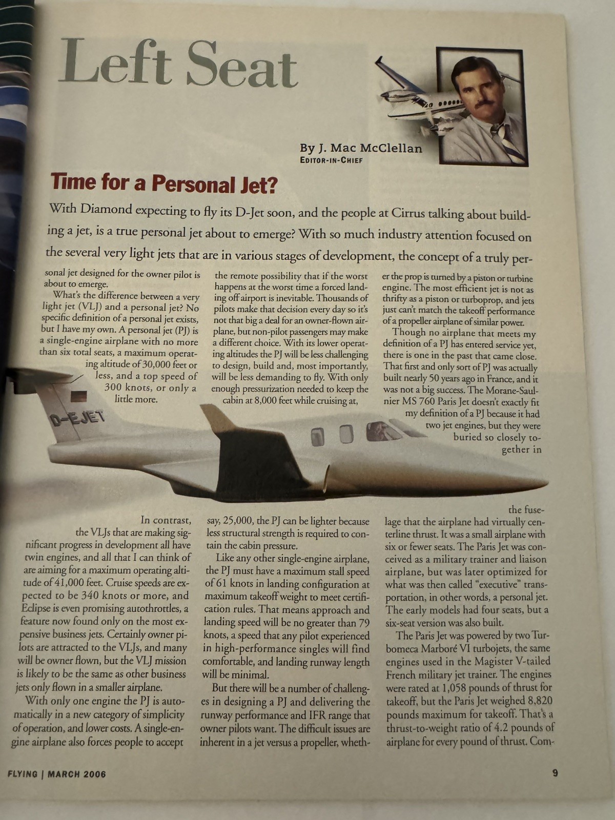 Flying Magazine March 2006 - Original