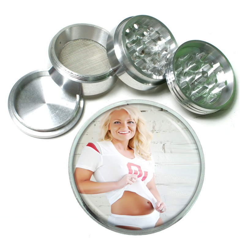 Oklahoma Pin Up Girls D1 63mm Aluminum Kitchen Grinder 4 Piece Herbs