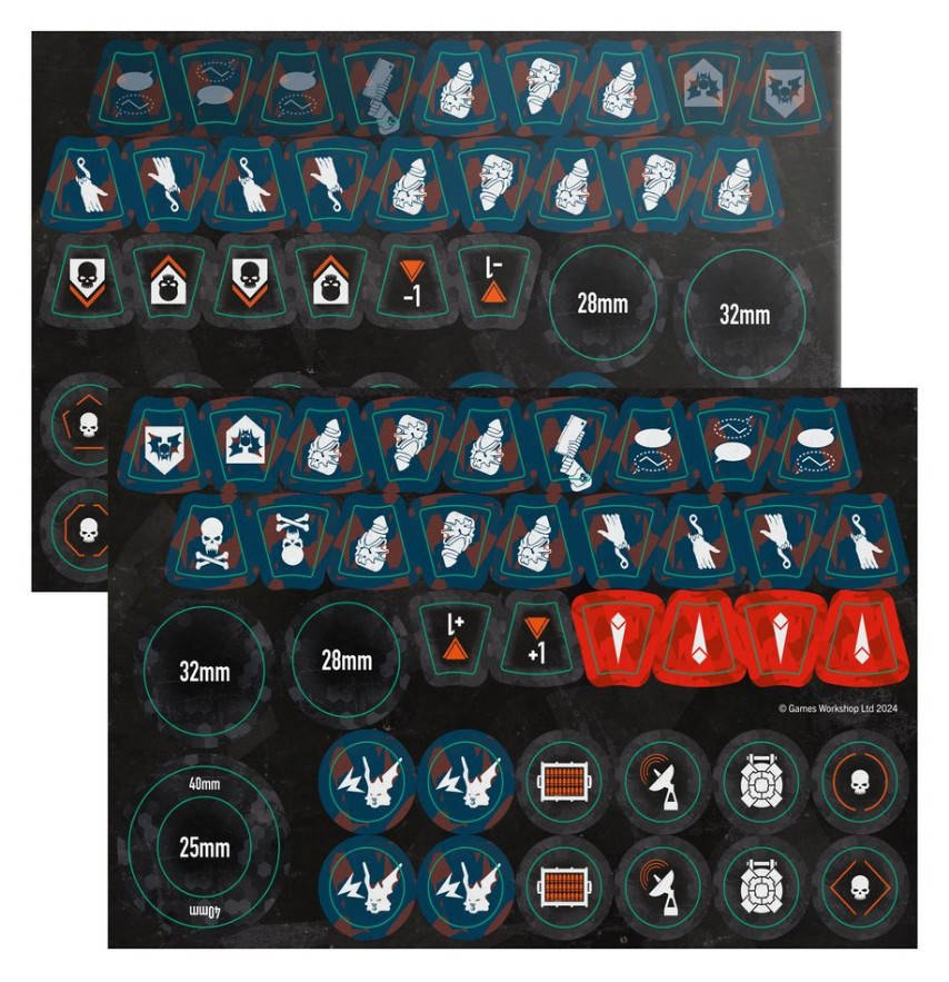 Tokens - Nemesis Claw - Chaos Space Marines - Kill Team/Warhammer 40K