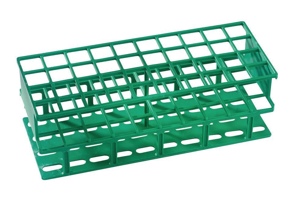 4x VWR Tube Rack 72 Place 16 mm Green USED