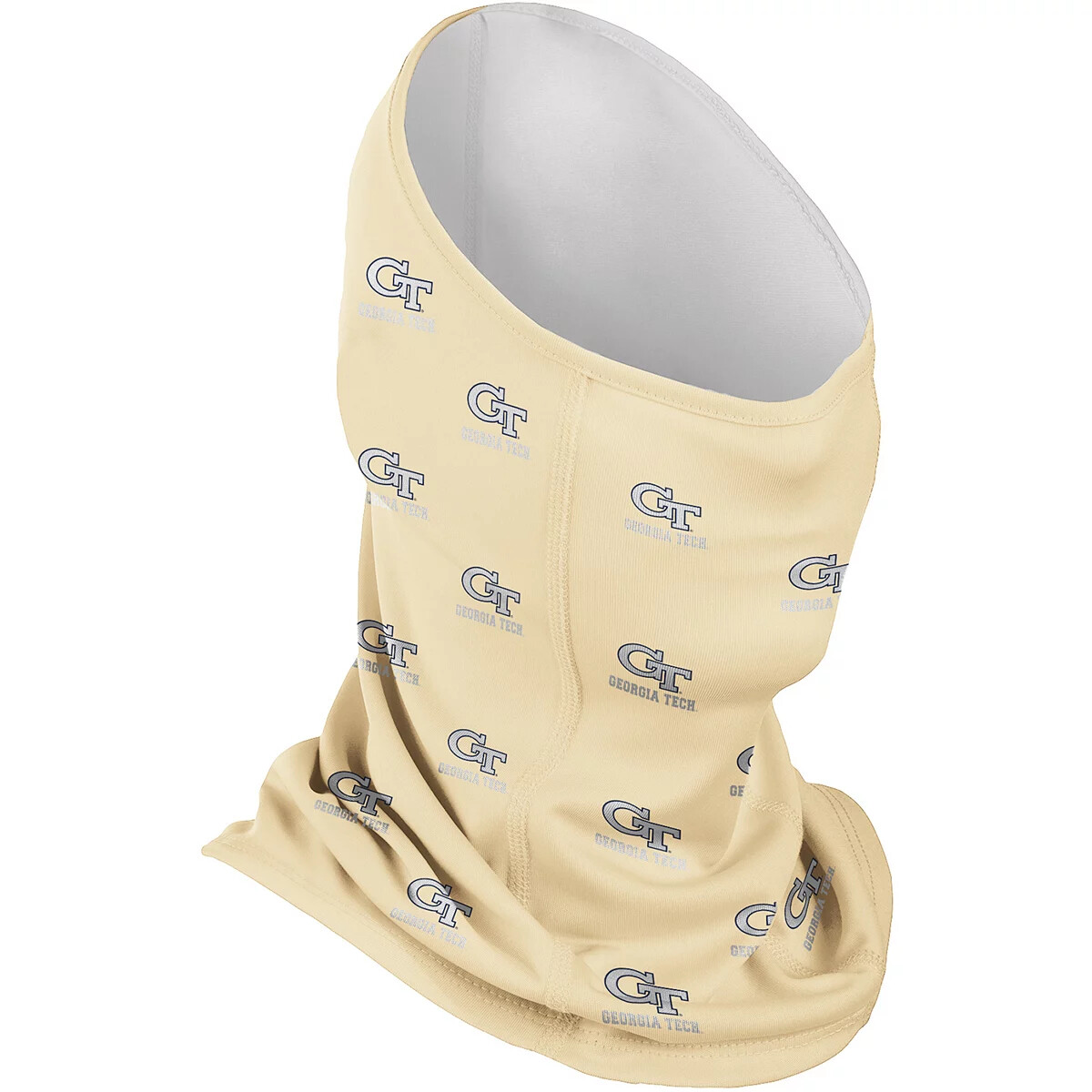 Colosseum Georgia Tech State College University Neck Gaiter Mask Tan New