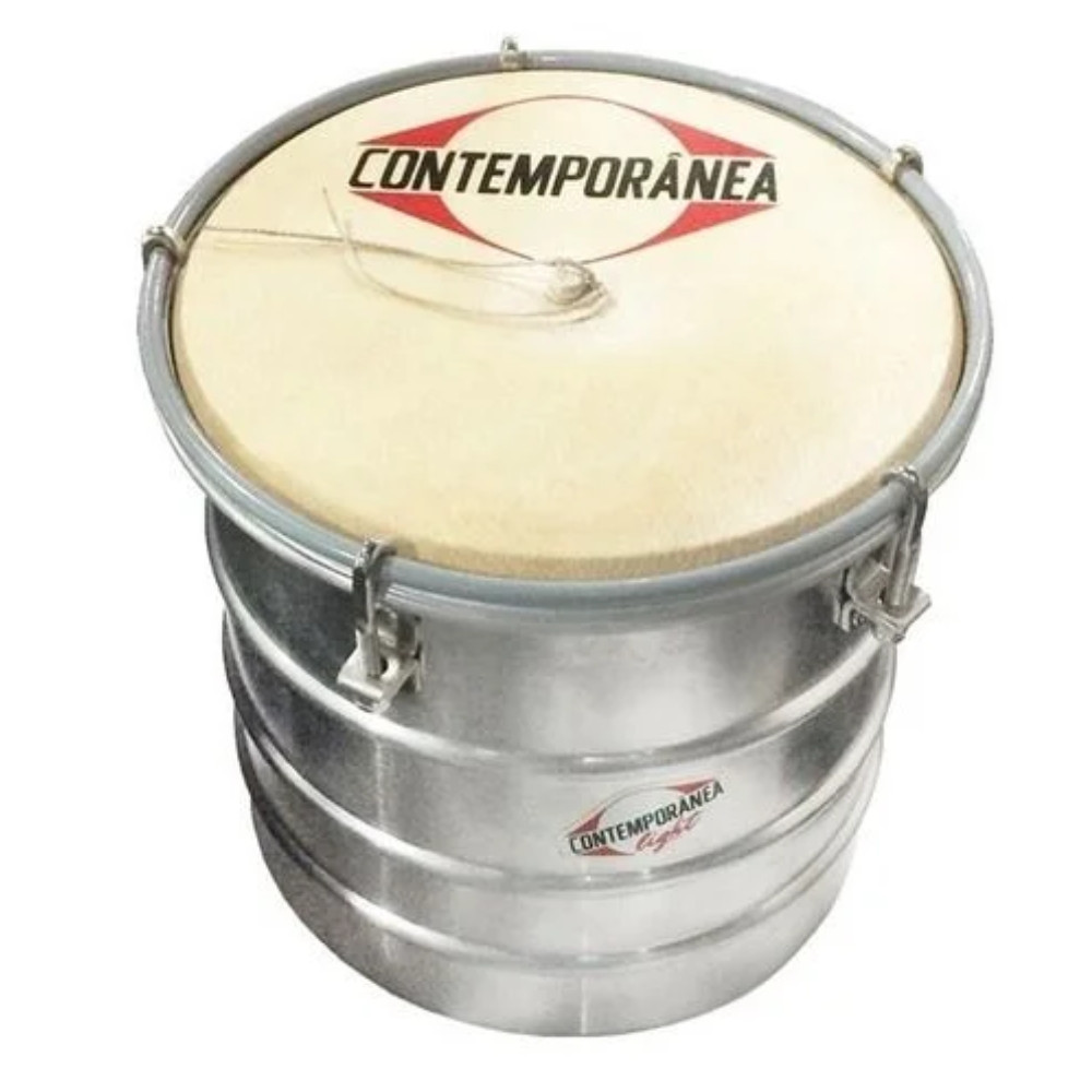 Contemporânea Cuíca Light 6" × 15cm Aluminum Brazilian Samba Friction Drum - Con