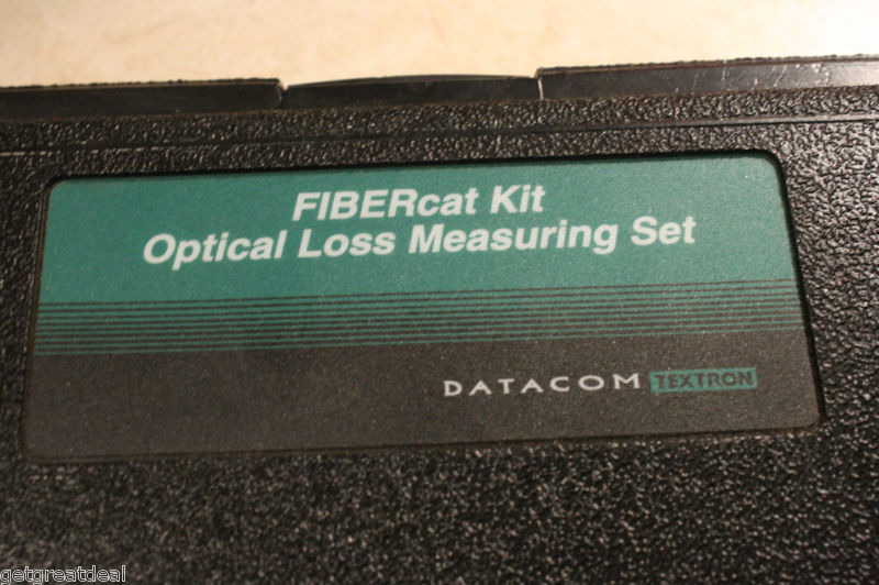 Datacom Textron FIBERcat Optical Loss Measurement Set