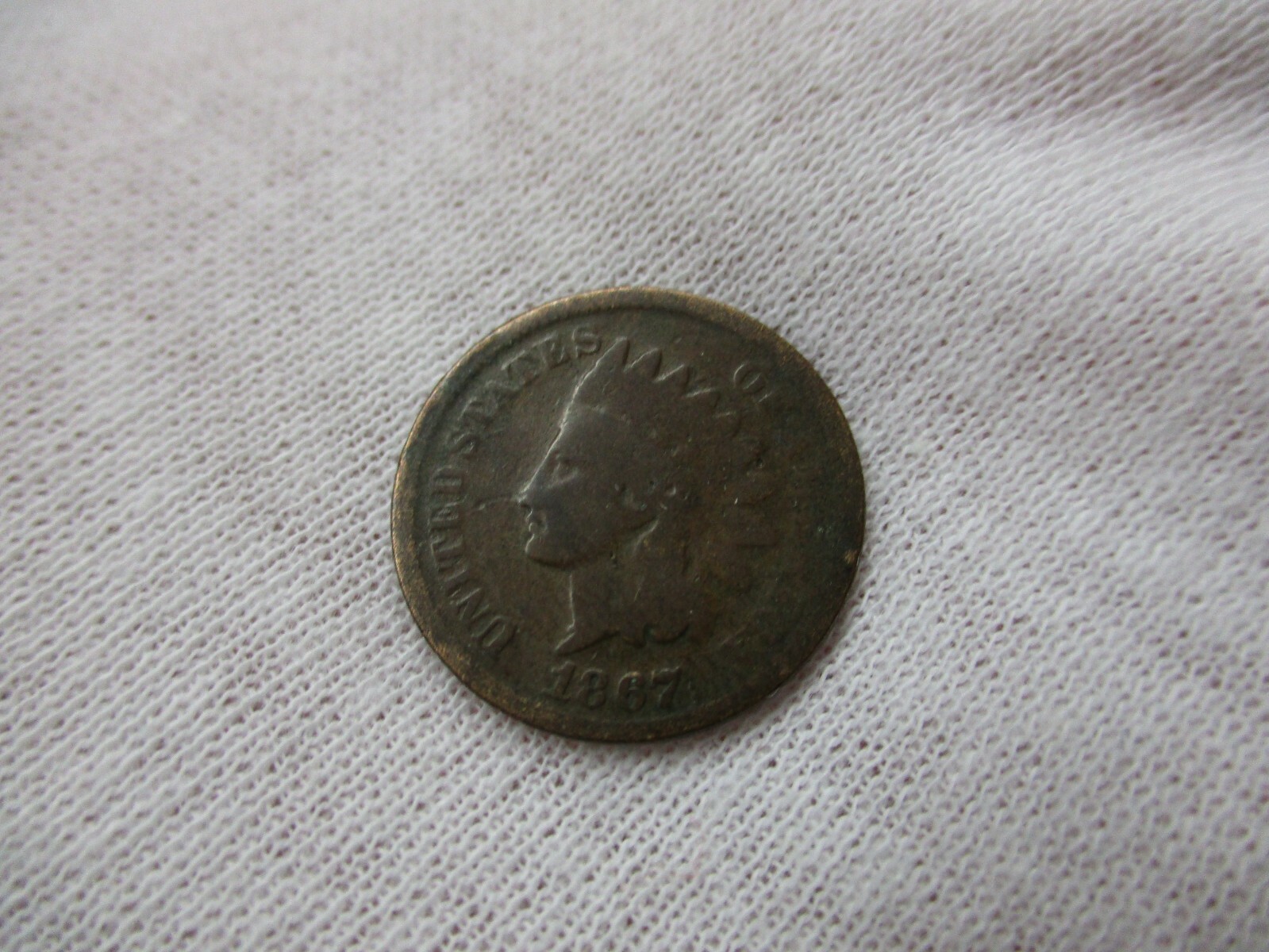 1867 Indian Cent G (INV27)