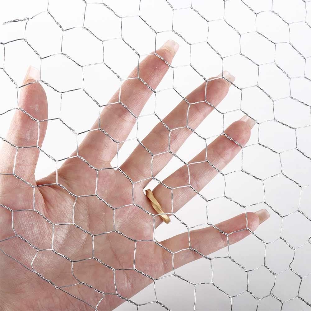 Galvanized Wire Mesh 1PC 0.1mx3m Hexagonal Wire Mesh DIY Chicken Rabbit Cage ...