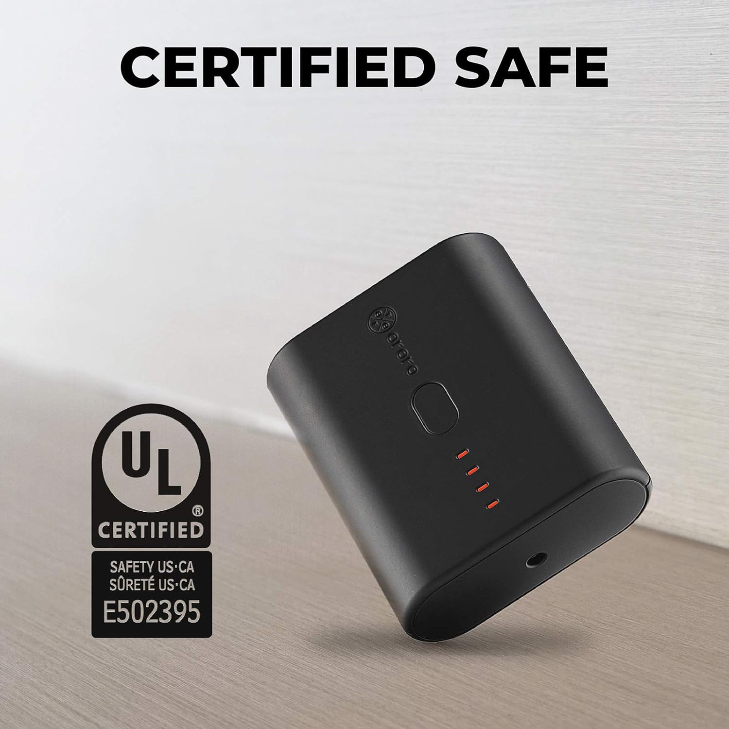 Portable Rechargeable Battery for Heated Vests, Jackets & Cushions