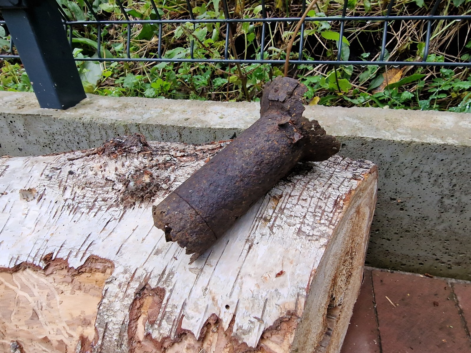 WW2 Accessories Panzerfaust parts from the German bunker rare relic.