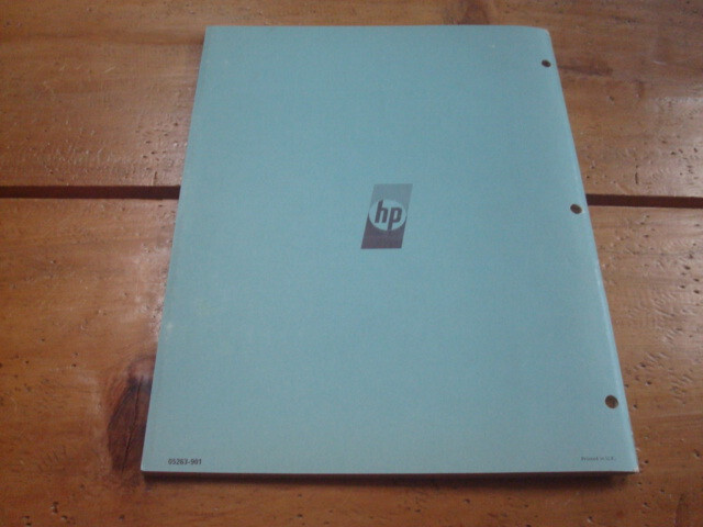 1966 Hewlett Packard 5263A Time Interval Unit Operating And Service Manual.