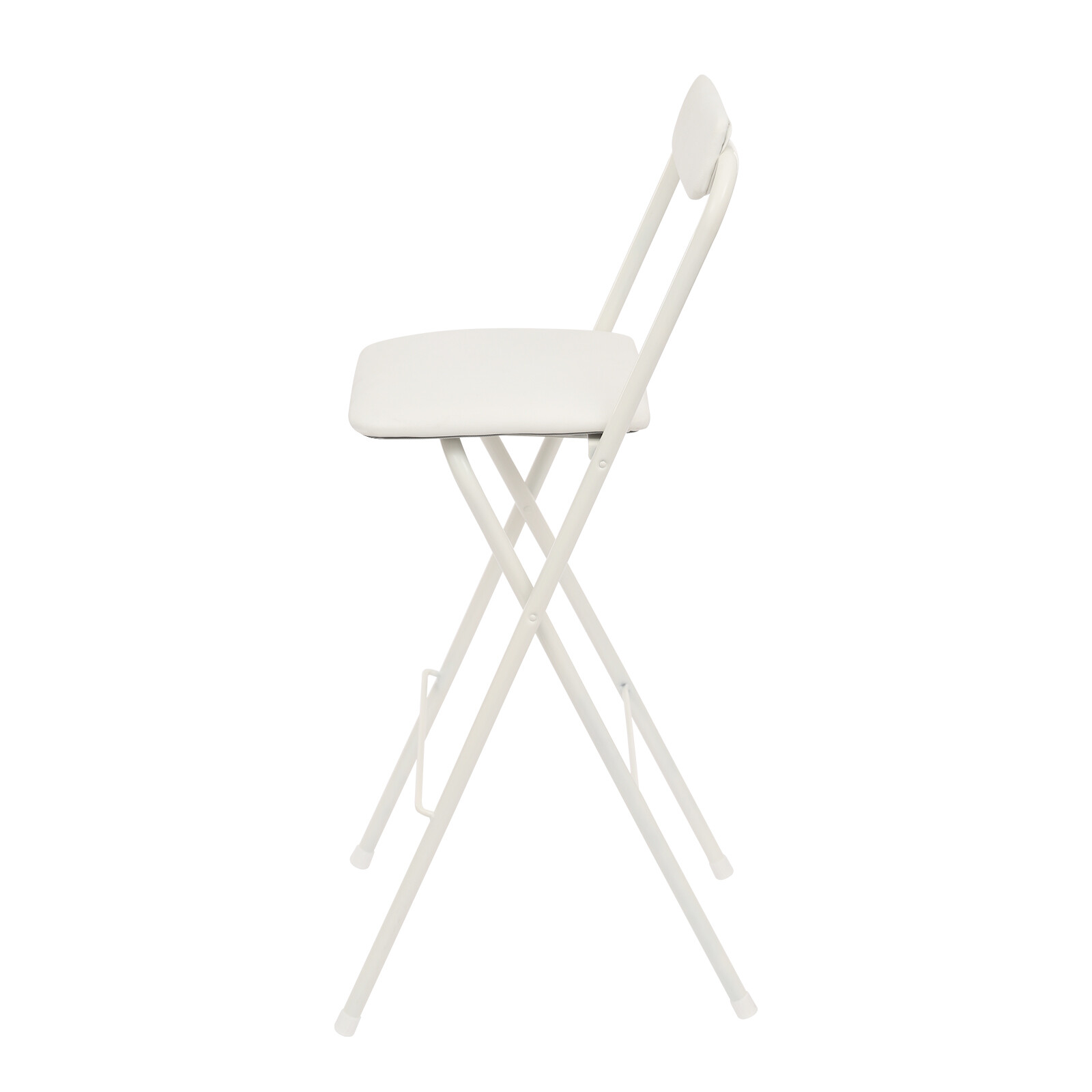 Folding Bar Chair 29.5in Height, 275lb Capacity, Portable PU Stool for Kitchen..