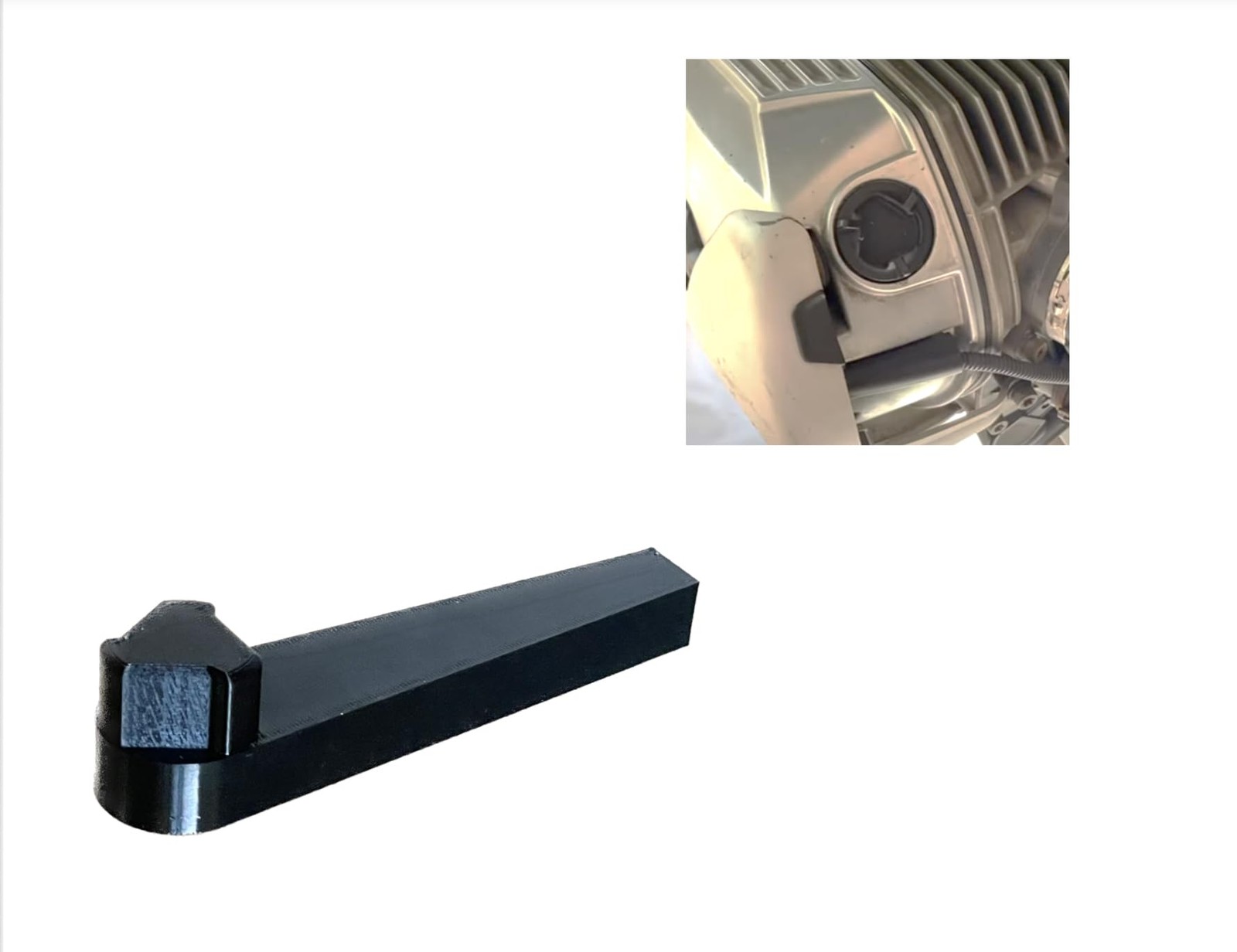 Kimalab Oil Filler Cap Wrench Maintenance Tool for BMW R1200GS R1200RT Black