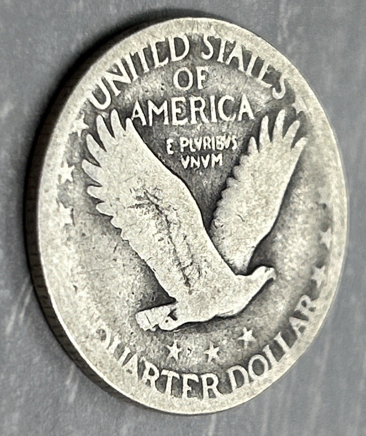 1925-P Standing Liberty 25c Quarter 90% Silver