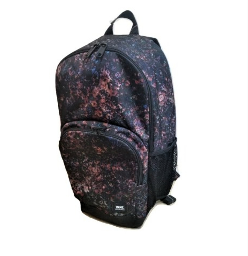 VANS OFF THE WALL ALUMNI PACK 3 BACKPACKS SCHOOL BAG COLOR BLK FLORAL (NEW)
